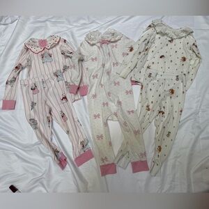 Sal & Pimenta 2T Pajama Bundle (3 Sets) 💗 Classic Collars • Holiday • Woodland